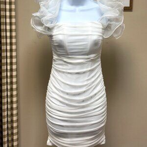Elegant White Mini Dress